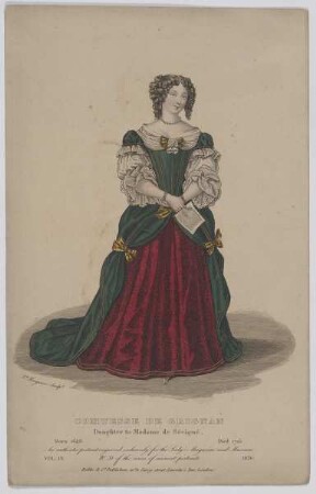 Bildnis der Françoise Marguerite de Sévigné de Grignan
