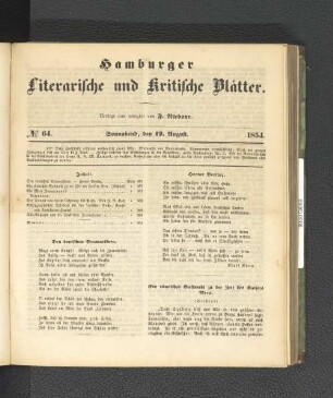 No. 64. 12. August 1854