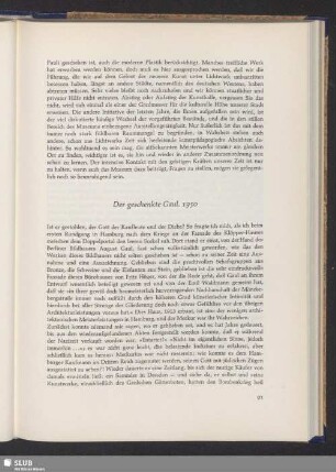Der geschenkte Gaul. 1950