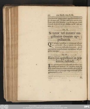 Tit. X. Si tutor vel curator magistratus creatus appellaverit.