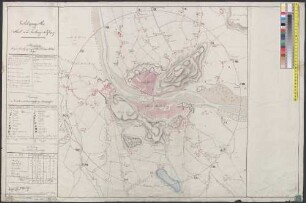 Vertheidiguns Plan// der// Stadt und Festung Salzburg - BSB Cod.icon. 180 ukz