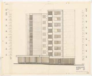 Wohnhäuser Haspeler Viertel, Wuppertal: Ostansicht, 1:50
