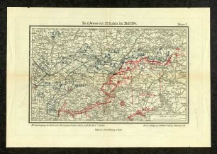 Skizze 5. Die 2. Armee vom 29.8. abds. bis 30.8.1914.