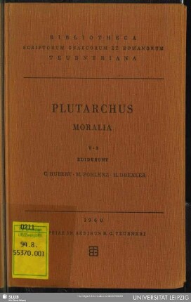 5,3: Plutarchi Moralia