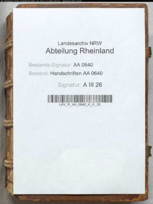 Kleve: Zweites Geschäftsregister Herzog Johanns II. (Bd. XX)