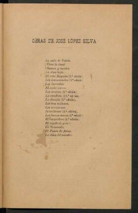 Obras de José López Silva
