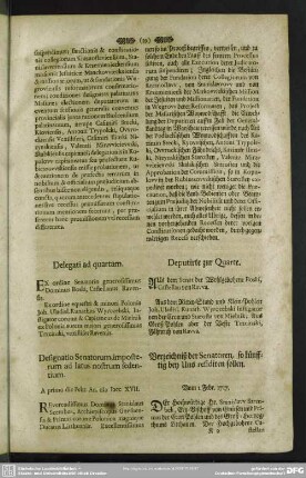 Designatio Senatorum, imposterum ad latus nostrum sedentium