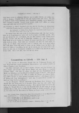 Versammlung zu Lübeck. - 1358 Aug. 3.