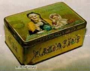 Blechdose für "MAZAWATTEE 'Old folks at home'"