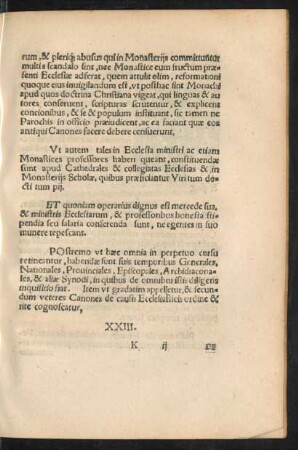 XXIII. De Disciplina populi.