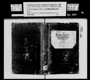 Amt Stocksberg: Lagerbuch zu Hausen