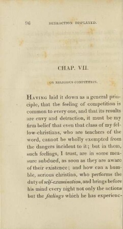 Chapter VII. On Religious Competition