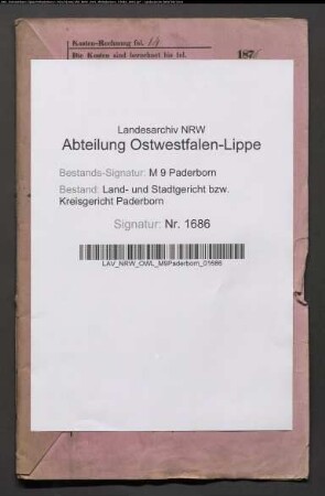 Erblasser: Grewe, Therese, geb. Sievers: