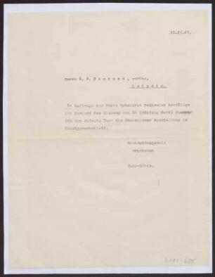 Schreiben an E. A. Seemann, Verlagsbuchhandlung, Leipzig (Brief)
