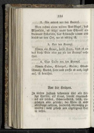 Vor die Krätzen.