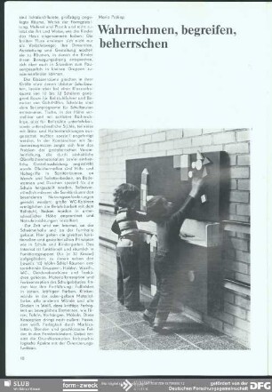 Wahrnehmen, begreifen, beherrschen : Rehabilitation
