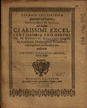 Themata Philosophica