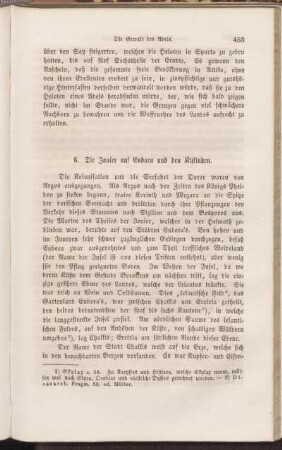 6. Die Ionier auf Euboea und den Kykladen.