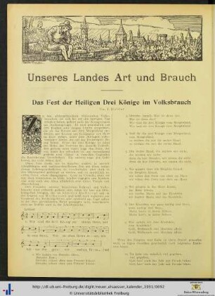 Unseres Landes Art und Brauch.