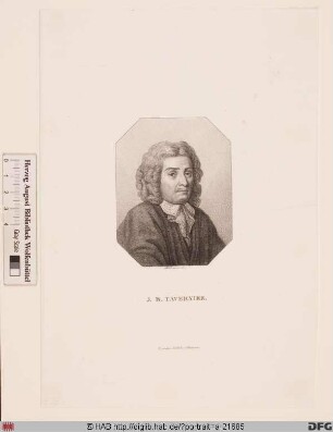 Bildnis Jean-Baptiste Tavernier (1668 baron d'Aubonne)