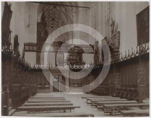 Chor der Trinitatiskirche Danzig mit Gestühl