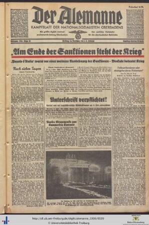 01./02.02.1936 (Samstag/Sonntag-Ausgabe)