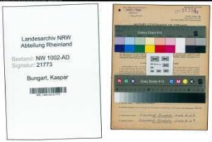 Entnazifizierung Kaspar Bungart, geb. 20.03.1906 (Werkmeister)