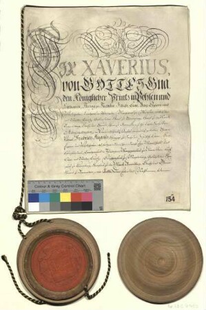 Bestätigung der Religions-Assekuranz von 1611 durch Prinz Xaverius von Sachsen.