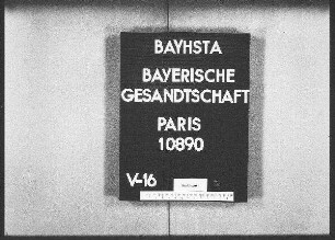 Bezzel, Hermann, Lehramtskandidat in Erlangen, Entleihung von Handschriften aus der Nationalbibliothek in Paris