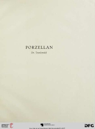 Porzellan (Tafel 20-42)