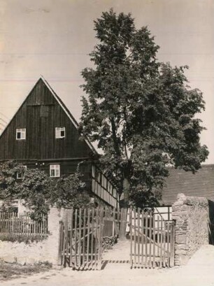 Großweitzschen, Bauernhof : Bauernhof im Fachwerkbau