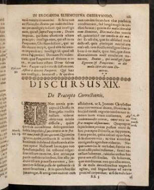 261-276, Discursus XIX. De Praecepto Correctionis.