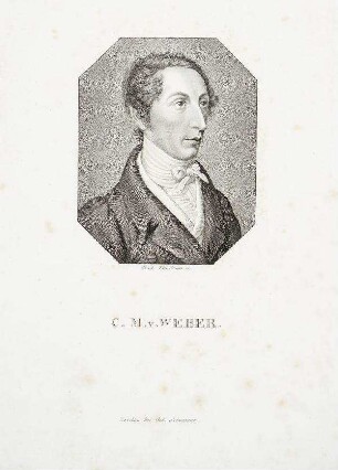 Bildnis von Carl Maria von Weber (1786-1826)