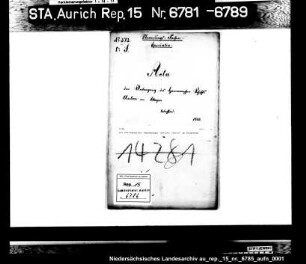 Der Untergang des Papenburger Schiffs "Anton" am Skagenkap