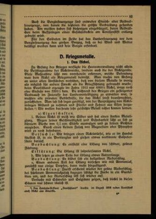 83-94, D. Kriegsmetalle