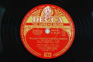 Wotans Abschied und Feuerzauber : aus "Die Walküre"; 2. Teil / Richard Wagner