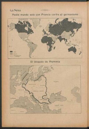 Medio mundo está con Francia contra el germanismo