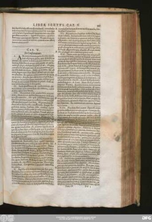 Cap. V. De Consecratione.