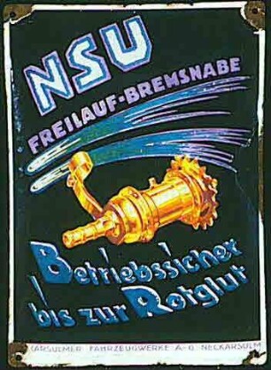 NSU Freilauf-Bremsnabe