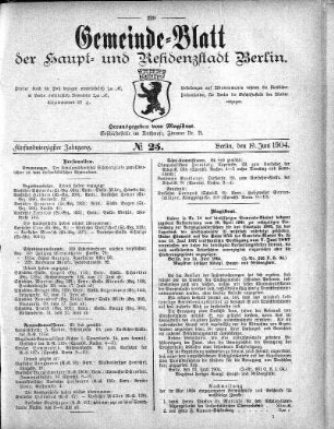1904,25: No. 25, 19. Juni 1904