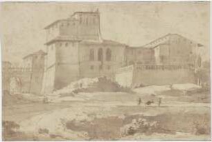 Ansicht des Palazzo Chigi in Ariccia