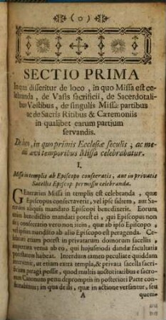 De S. Missae sacrificio commentarius