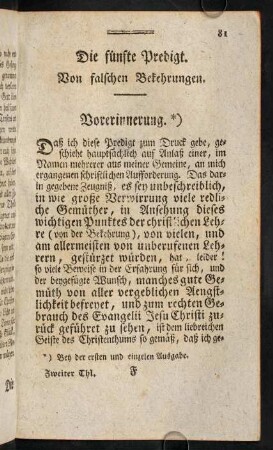 81-108, V. Die falschen Bekehrungen. Hos. VII, 16.