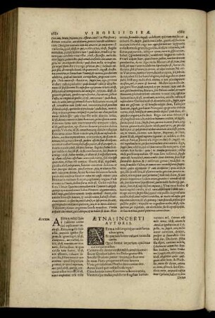 Ætna: Incerti Autoris.