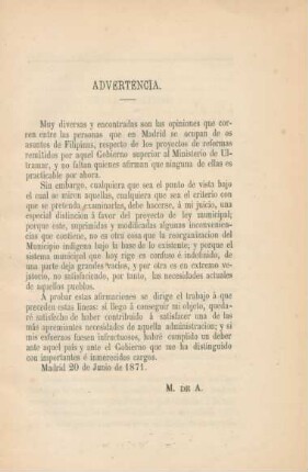 Advertencia