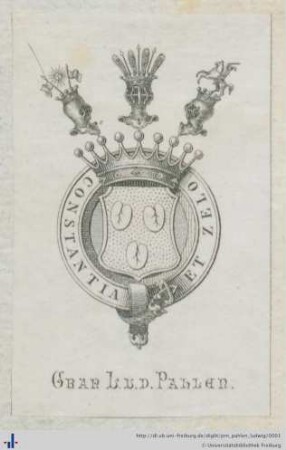 Exlibris (Aus: UB Freiburg, PO 92/12).