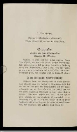 Grabrede