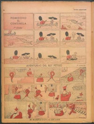Aventuras del rey petiso [Cómic] : Su majestad salva la situación