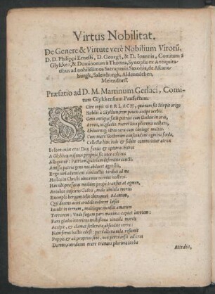 Virtus Nobilitat.