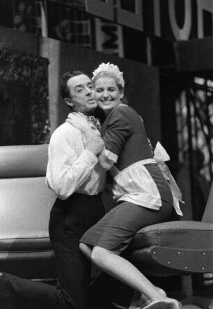 Szenenbilder aus "In Frisco ist der Teufel los", Musical von Guido Masanetz. Metropol-Theater Berlin, 22.03.1962